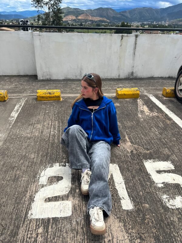 Jean Baggy grey