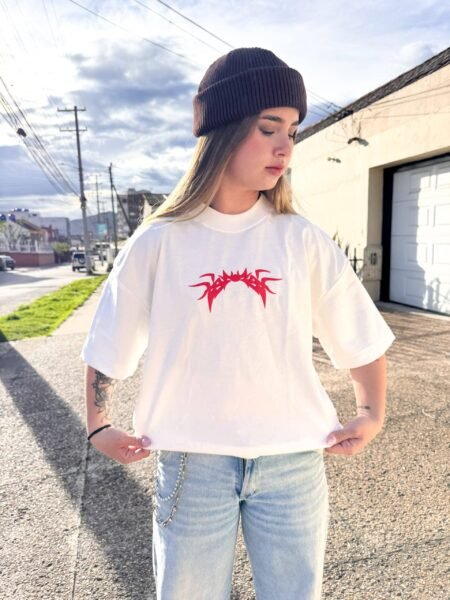 Tribal boxy fit t-shirt