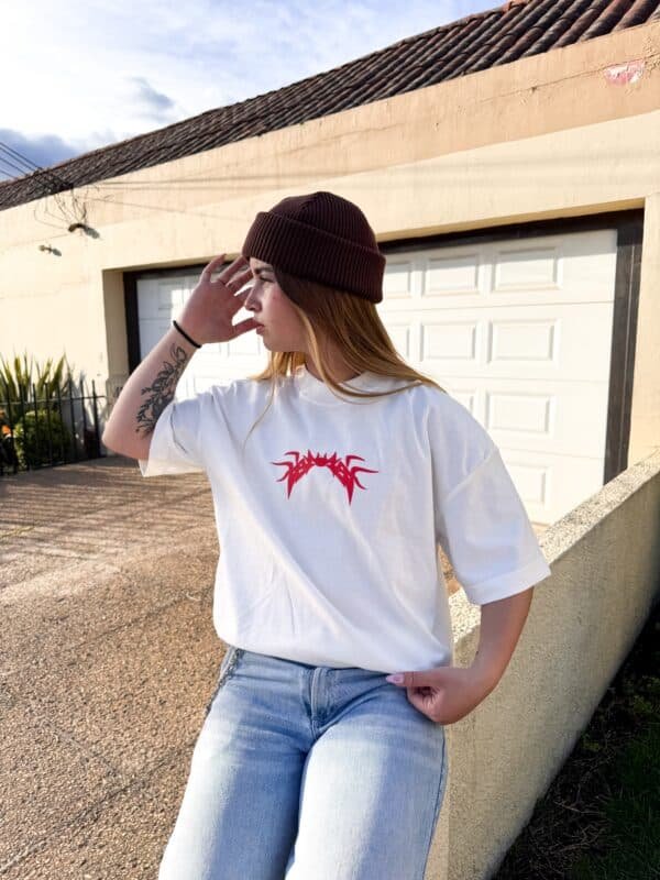 Tribal boxy fit t-shirt