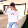 Tribal boxy fit t-shirt
