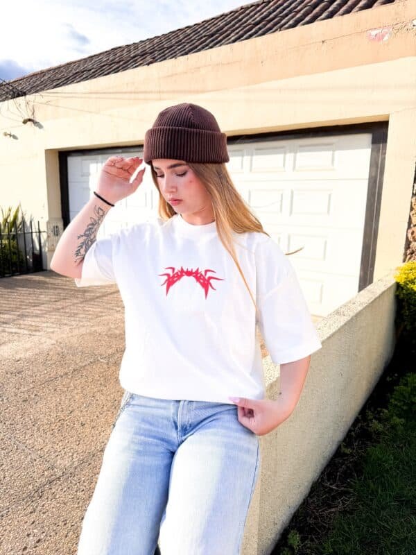 Tribal boxy fit t-shirt