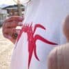 Tribal boxy fit t-shirt