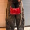 BAGGY JEANS-VINTAGE WASH CURVED LEG PATCHWORK