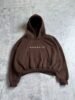 Hoodie Oversize Boxy Fit “OTHERSITE” – Coffee Brown