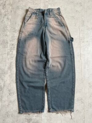 img_3643 Jean Baggy Acid Wash - Azul/rosado