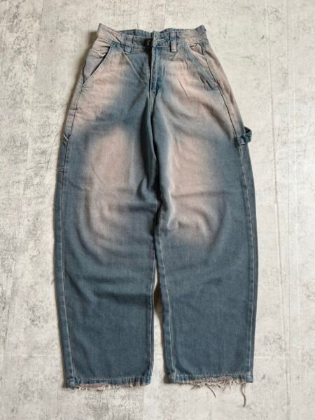 img_3643 Jean Baggy Acid Wash - Azul/rosado