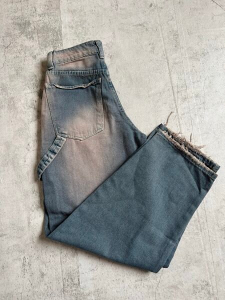 img_3645 Jean Baggy Acid Wash - Azul/rosado
