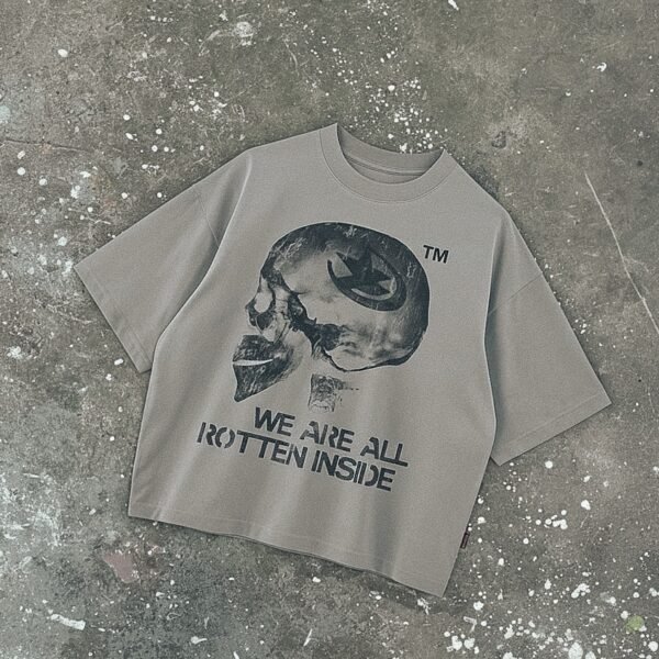 Camiseta “Rotten Inside” – Oversize Boxy Fit