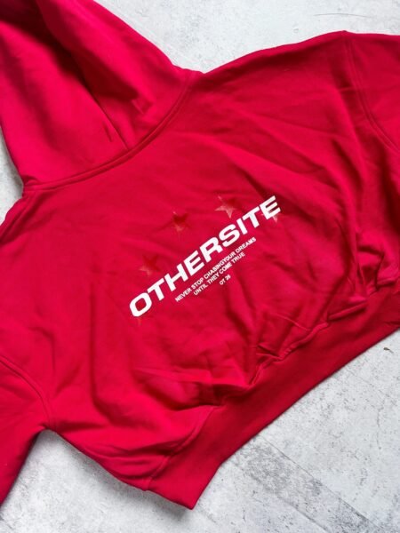 Chaqueta Zip Hoodie OTHERSITE – Red Core