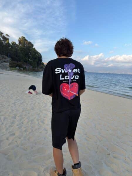 SWEET LOVE TEE – BLACK