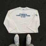 img_6209 LONG SLEEVE “OVERLOOKED ITEMS” – WHITE EDITION
