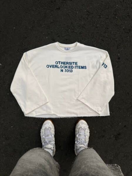 LONG SLEEVE “OVERLOOKED ITEMS” – WHITE EDITION
