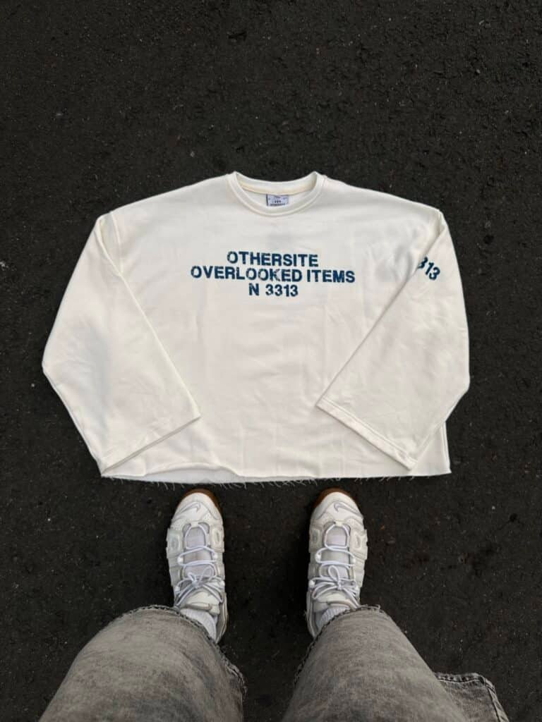 img_6209 LONG SLEEVE “OVERLOOKED ITEMS” – WHITE EDITION