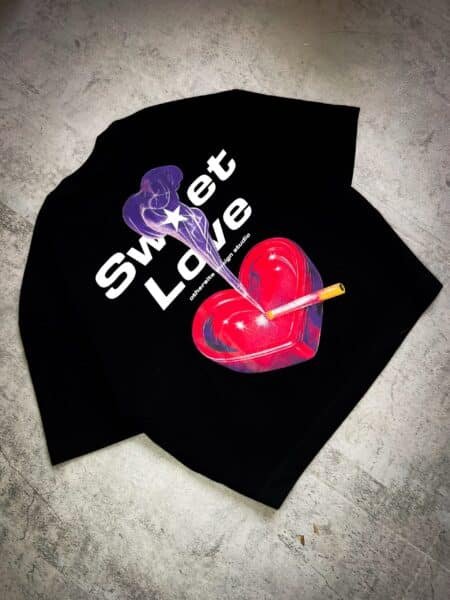 SWEET LOVE TEE – BLACK