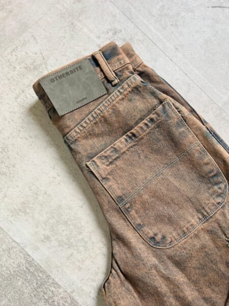 Baggy Cargo Jeans Acid Wash