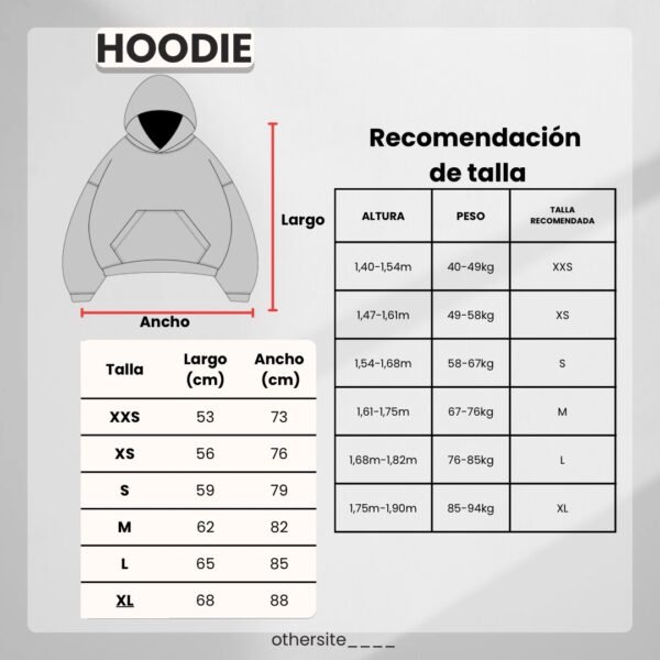 black-and-white-modern-size-chart-instagram-post-1-2 Hoodie "Inspired by Life" – Blue Sky Edition