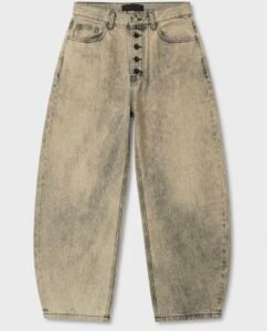 Jean Acid Wash de Botones – El Nuevo Corte Barrel