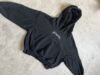 Cyber-Goth Oversized Hoodie | Black Carbon