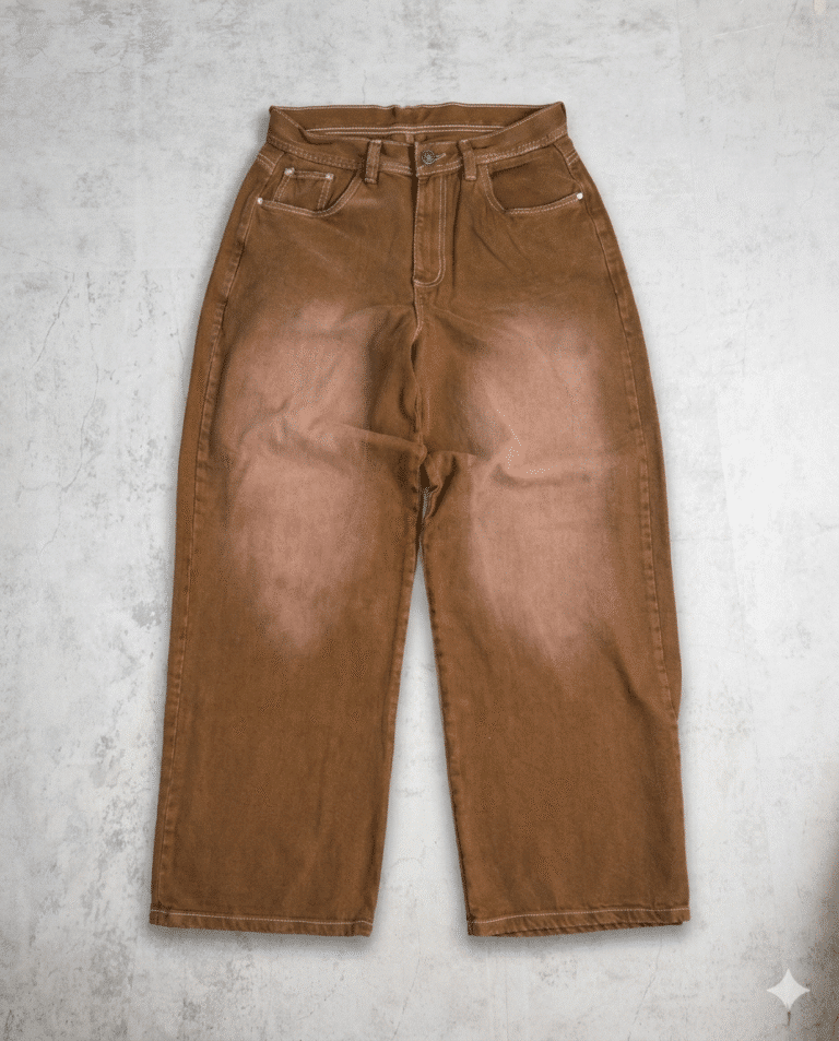 img_8851 Jean Baggy Fit Brown Stars