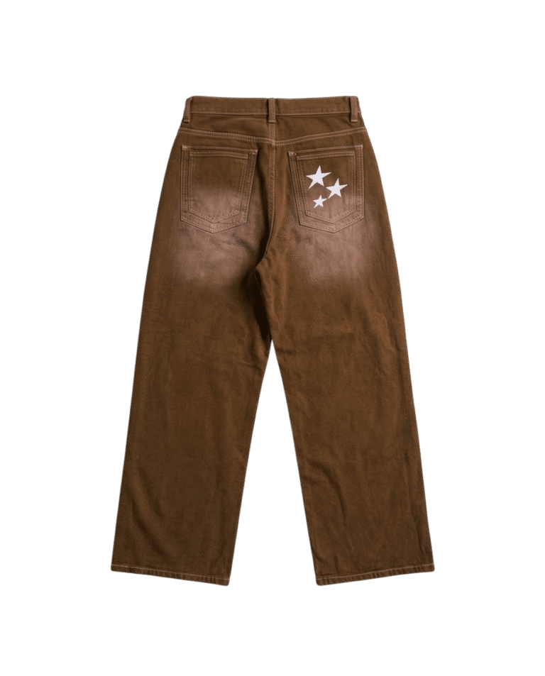 photoroom_20260412_181657 Jean Baggy Fit Brown Stars