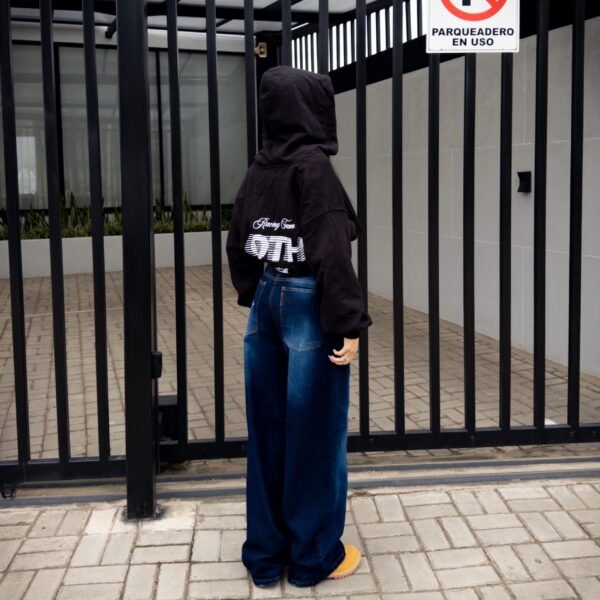 ZIP HOODIE RACING BLACK
