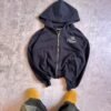 ZIP HOODIE RACING BLACK