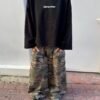 Long Sleeve Boxy Fit Othersite®Studios-Negro