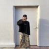 Long Sleeve Boxy Fit Othersite®Studios-Negro