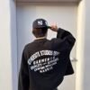 Long Sleeve Boxy Fit Othersite®Studios-Negro