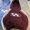 Hoodie Nova red wine