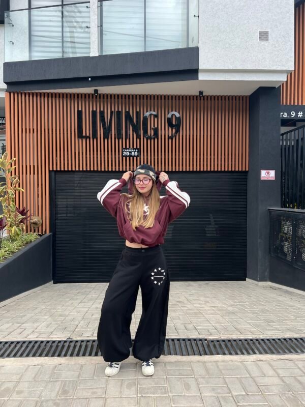 Hoodie Nova red wine