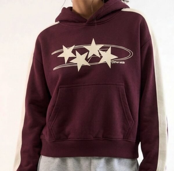Hoodie Nova red wine
