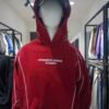 Hoodie Boxy Mental Health Club - Rojo