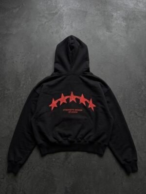 img_2452 Zip Hoodie Red Stars