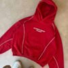 Hoodie Boxy Mental Health Club - Rojo