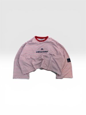 photoroom_20260715_150057 Long Sleeve Stripes Red – Boxy Fit
