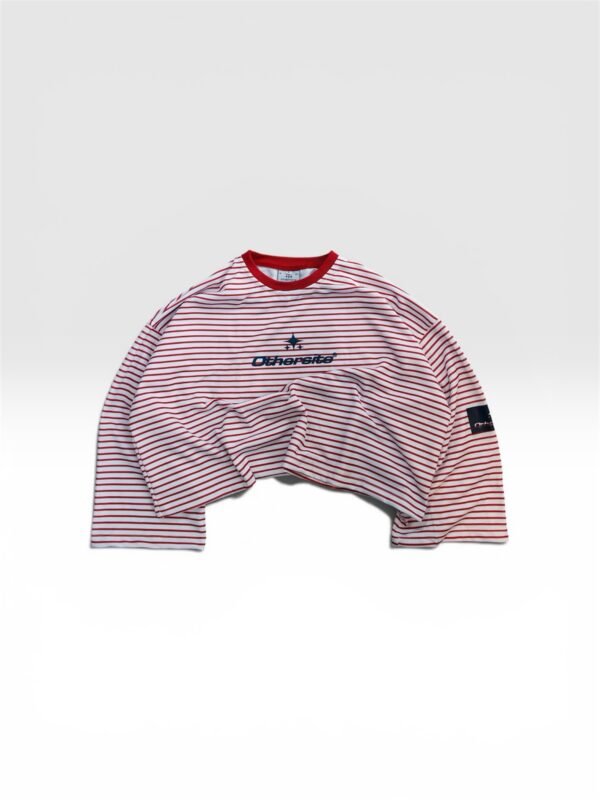Long Sleeve Stripes Red – Boxy Fit