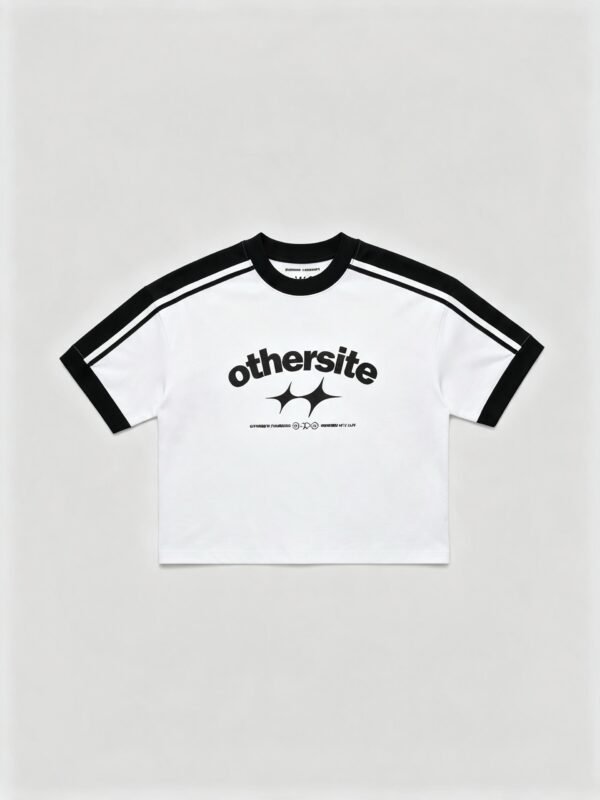 Boxy Tee - Start White And Black