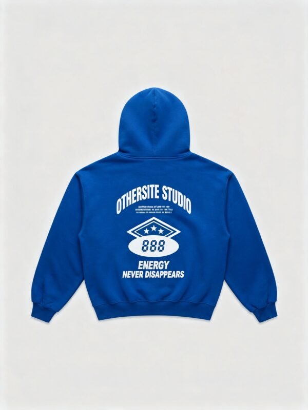 Zip Hoodie - 888 Blue