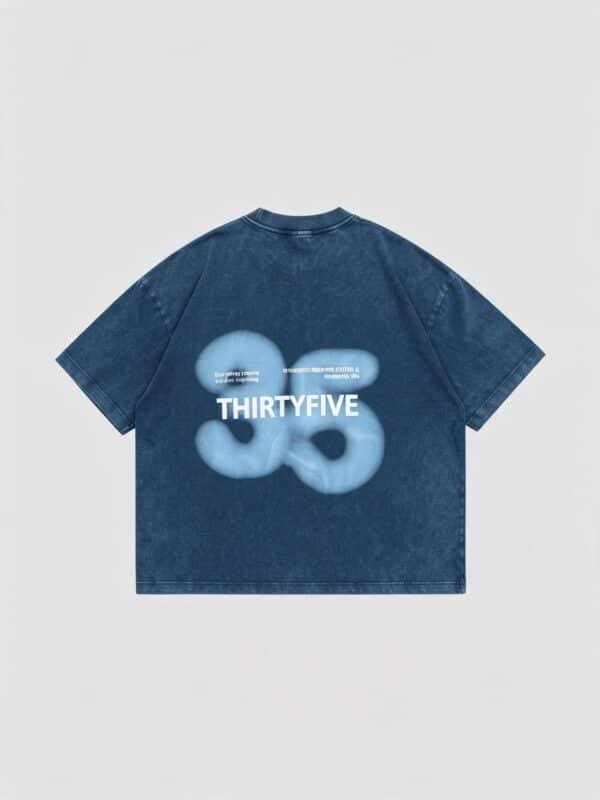 genai_4990b886-24d8-4c0b-8fab-22041ea6fb55 Boxy Fit Tee - Thirtyfive Blue