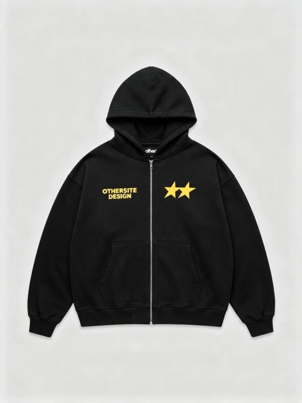 Zip Hoodie - 333 Black