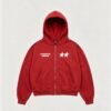 Zip Hoodie - 333 Red