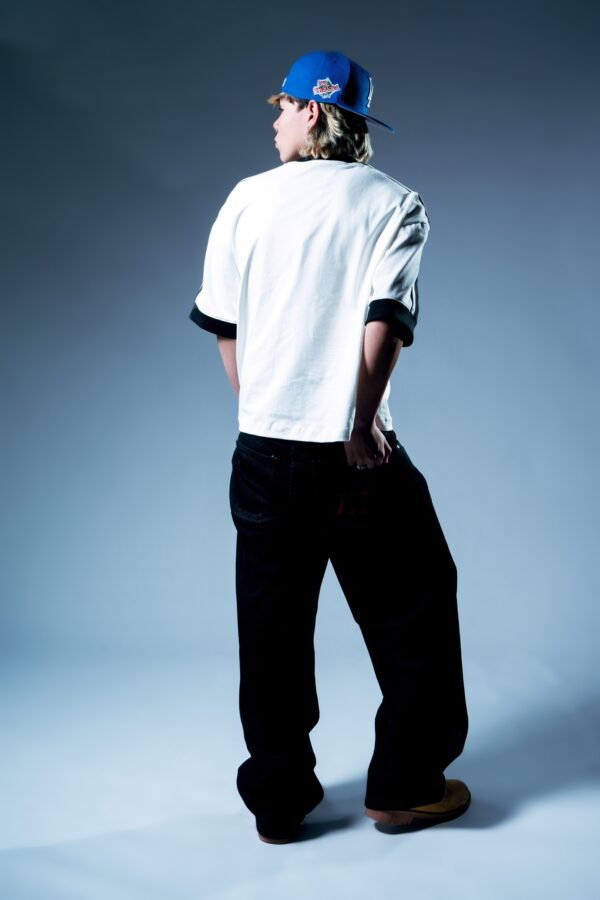 Boxy Tee - Start White And Black