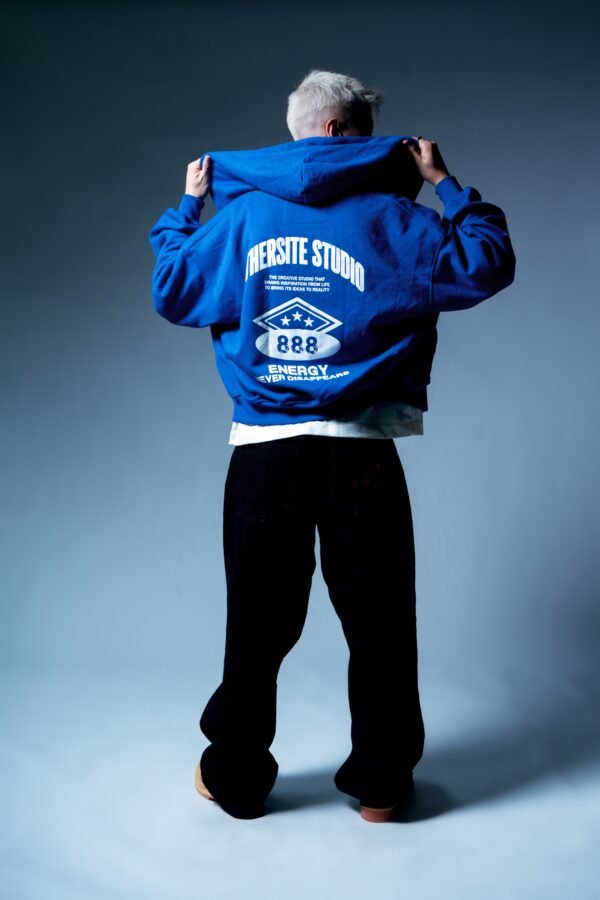 Zip Hoodie - 888 Blue