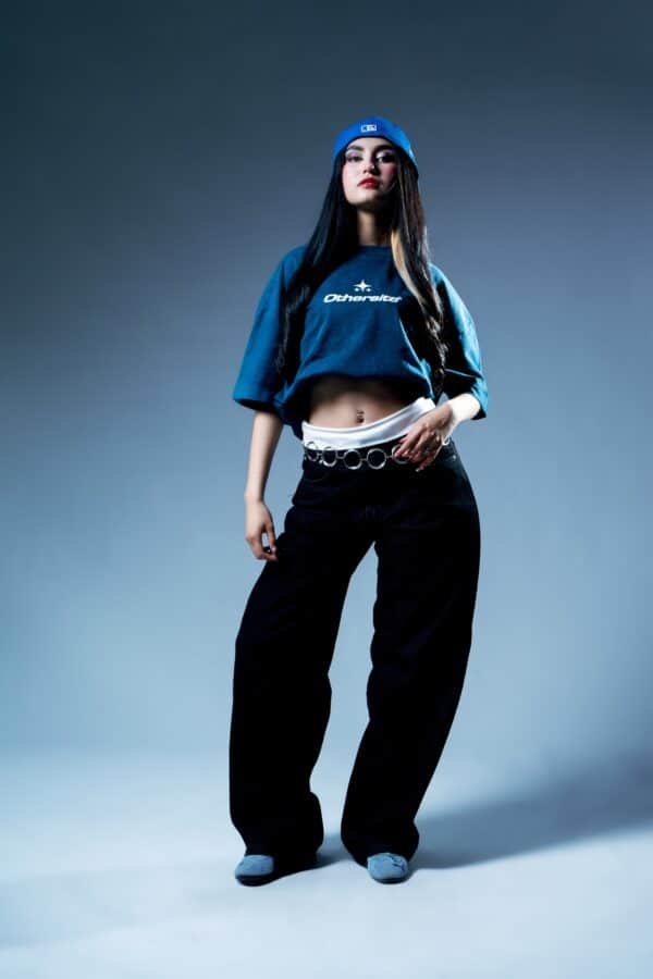 img_5980 Boxy Fit Tee - Thirtyfive Blue