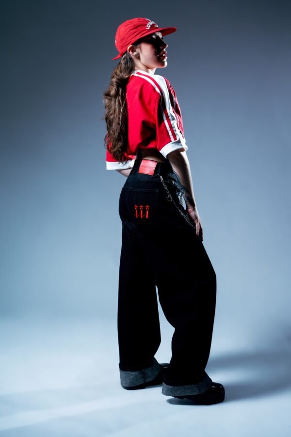 Boxy Tee - Start Red And White