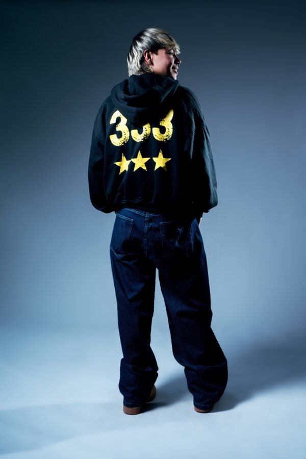 Zip Hoodie - 333 Black