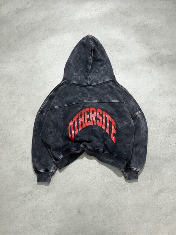 genai_29de7c10-5ec2-499a-b1d6-5cf64545b1bb Zip Hoodie «777» washed black