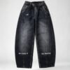 Jeans Barrel "fugaz" - Negro lavado