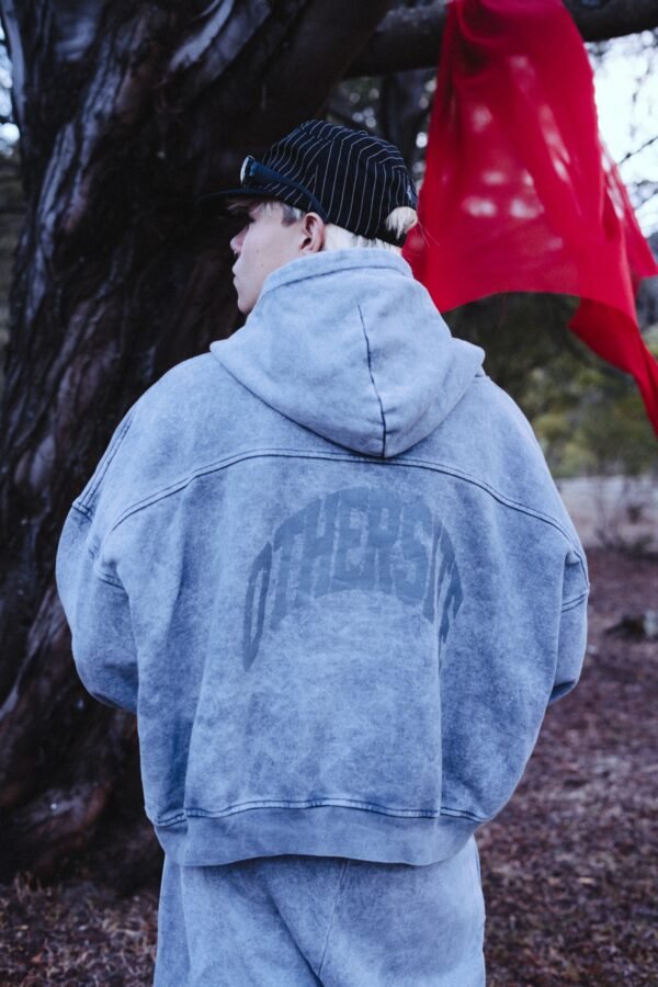 img_7360 Zip Hoodie «777» washed grey